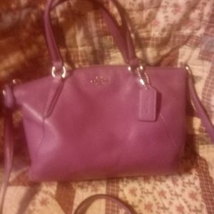 Coach small Lavender crossbody clean
